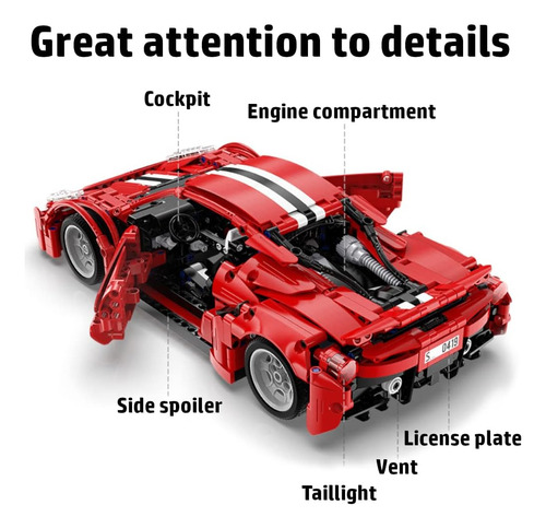 Wiseplay Kits De Construcción De Automóviles Para Adultos Y