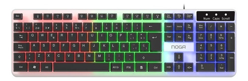 Kit Gamer Teclado + Mouse Combo Retroiluminado Noga Nkb100