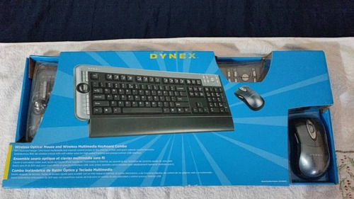 Combo Teclado Mouse Inalámbrico Dynex Dx-kbom2