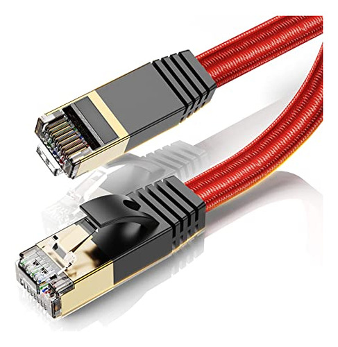 Paquete De 2 Cables Ethernet Cat 8 De 6 Pies  Red De Interne