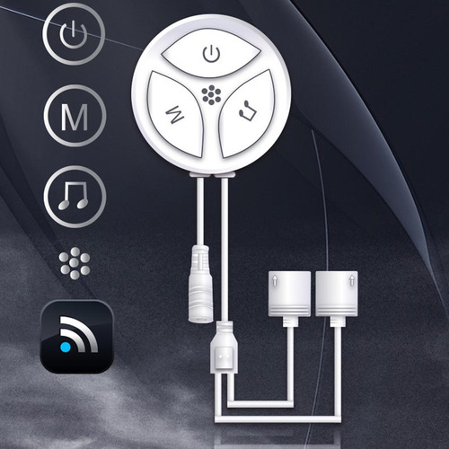 Controlador De Luz De Tira Led Rgb Control Remoto De Luces