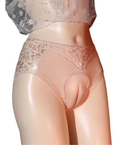 Calzoncillos De Encaje A Media Cintura Para Mujer
