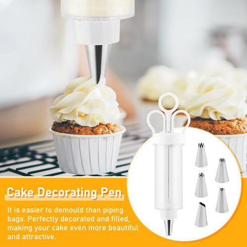 Jgo Jeringas Para Decorar Postres Inyector De Glaseado Para