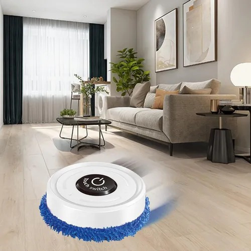 Robot Aspirador, Barredora Automática Recargable Por Usb Color Blanco