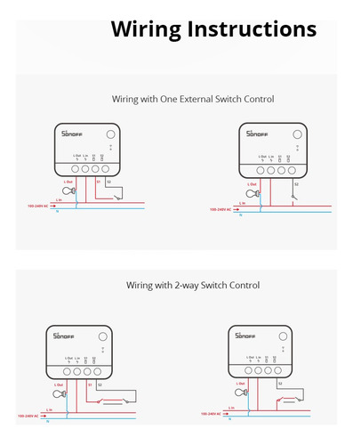 Sonoff Zbminil2 Interruptor Zigbee Sin Neutro Google Alexa