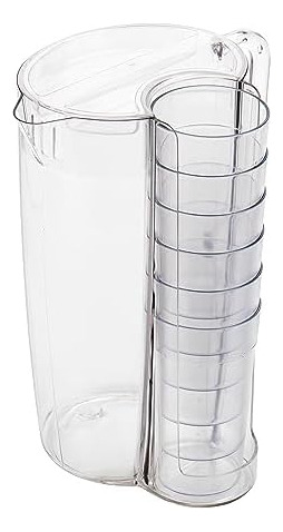 Juego De Jarra Y Taza Mind Reader, 6 Tazas, Jarra Para Bebid