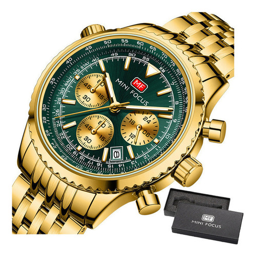 Reloj Luminoso Con Cronógrafo De Lujo Mini Focus
