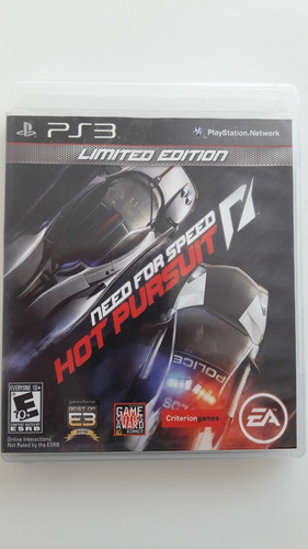 Jogo Ps3 Need For Speed Hot Pursuit Limited Edition