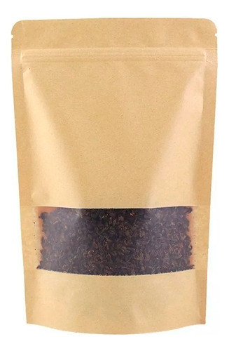 Saco Ziplock Hermetico Visor Stand Up Pouch 9x14 50un
