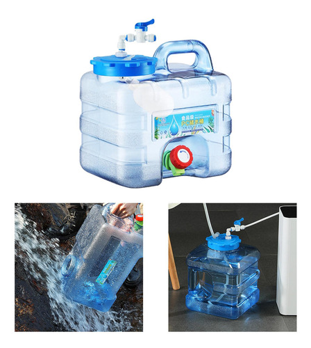 Contenedor De Agua Con Grifo Conectar Con Purificador 7.5l