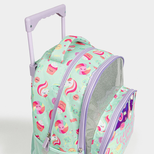 Mochila Urbana Con Rueditas Unicorn Squad Todomoda