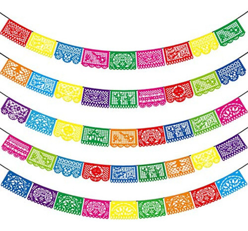 Banderines De Fiesta Pancartas De Fiesta Mexicana, Paquete D