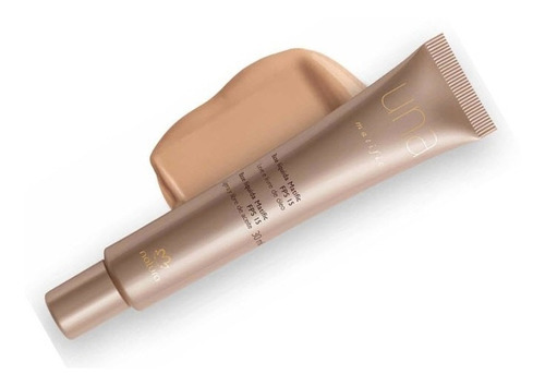 Base de maquillaje en beige medio 6 Natura Una Base LĂquida Matific FPS 15 Matific tono medio 6 - 30mL 30g