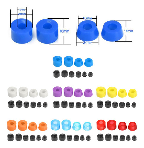 5 Kit De Reconstrucción De Camión De Tuercas De Rojo Claro
