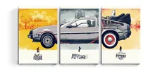 Comprar Cuadros Triptico Volver Al Futuro Doc Brown Marty Mcfly Cine
