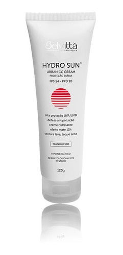 Protetor Solar Gel Creme Fps 54 Hydro Sun Belvittà 120g