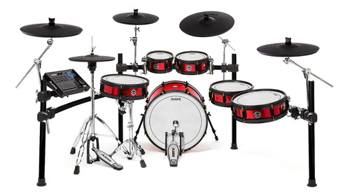 Alesis Strike Pro Special Edition Tambor Tamaño Completo Color Rojo