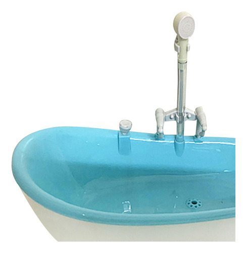 2x 1/6 En Miniatura Bañera Juguetes De Simulación Para