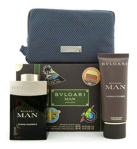 Set Bvlgari Man Wood Essence Edp 100ml Premium