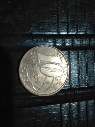 Moneda Coleccionable De Brasil De 10 Centavos