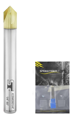 Fresa De Corte Cnc, Ranura V, 60 Grados, Icsm1/2 Pulgad...