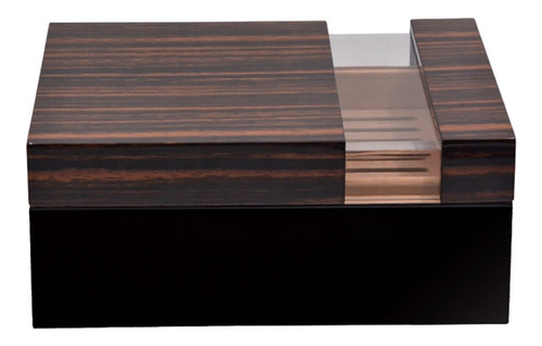 Humidor Habanos 50 Cigarros Cubanos Higrómetro Nogal Cedro