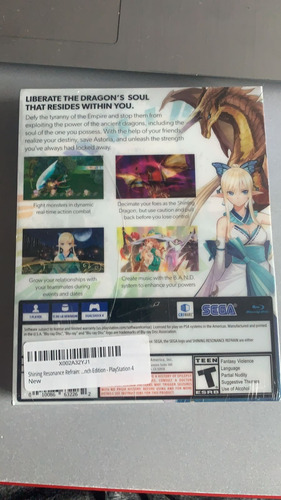Shining Resonance Refrain Draconic Launch Edición Nuevops4 (Usado)