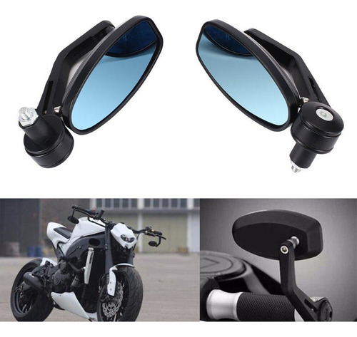 Rear View Side Mirrors For 7/8 Da Motorcycle