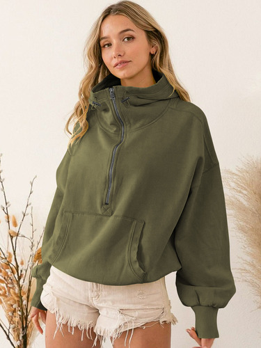 Suéter Con Capucha Para Mujer Europea Y Americana, Sudadera