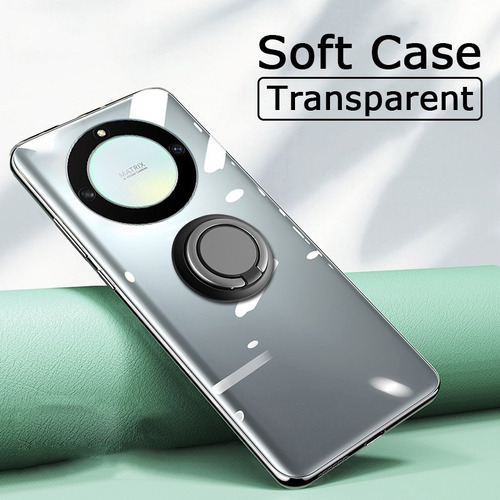 Funda Para Honor X9a Transparente Con Anillo Blando