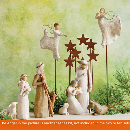Manger - Set De Decoración De Pesebre De Resina