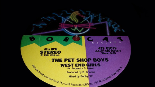 Pet Shop Boys One More Chance West End Girls Vinilo Usa 1984