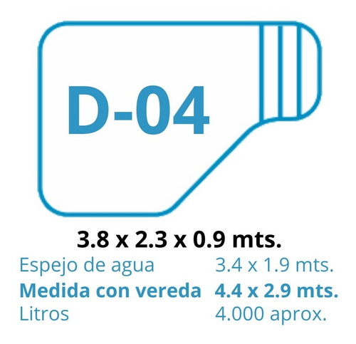 Piscinas Tankes D-04 Piscina Fibra Casco