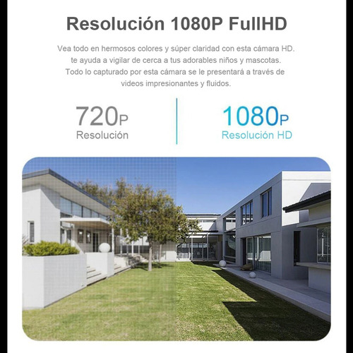 Imagen 9 de 9 de Camara De Seguridad Wifi Inteligente Full Hd 1080p Fralugio
