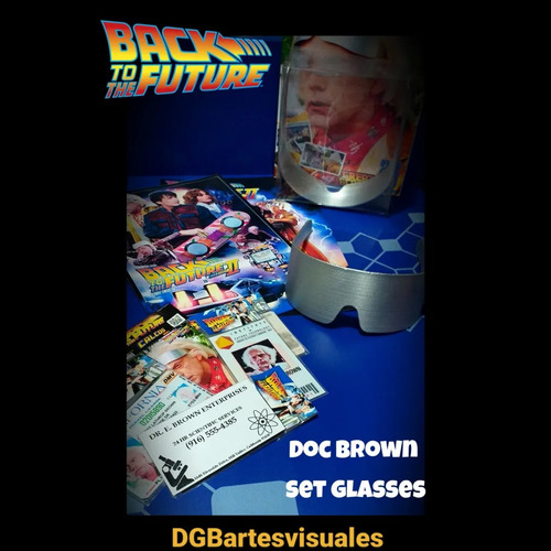 Doc Brown Volver Al Futuro Set Anteojos 2015