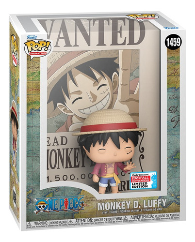 Funko Pop Luffy Wanted Cover - One Piece