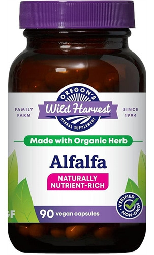 Suplementos  Hierbas Orgánicas Alfalfa - L a $2043