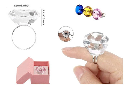 Imagen 2 de 2 de Anillo Cristal Para Extensión De Pestañas Microblading