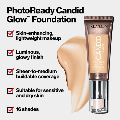 Base De Maquillaje Revlon Photoready Candid Glow Moisture, 2