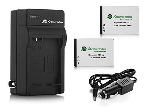 Batería Y Cargador Compatible Powerextra Nb-5l.