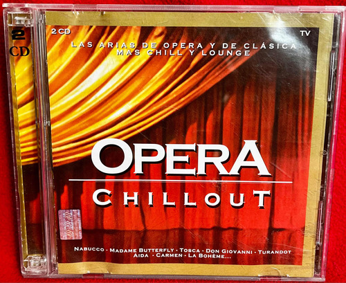 Cd Doble Original Opera Chill Out 2004 Nacional Warner