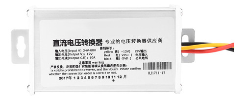 Convertidor Eléctrico Dc 24v-60v A 12v-10a, Adaptador 120w P