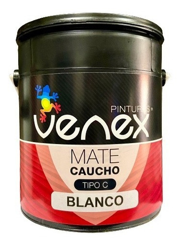 Pintura De Caucho Venex Clase C Cuñete 4g Blanco