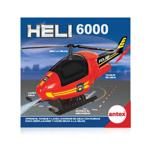 Juguete Helicoptero Antex Heli 6000 Lanza Agua 1579