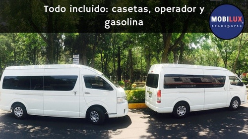 Renta De Camionetas 6 A 20 Pasajeros, Con Chofer, Viajes,