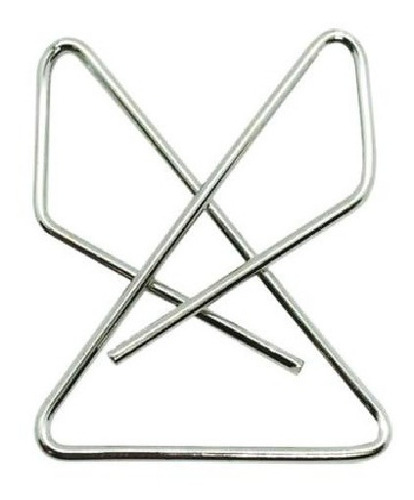 40 Pzas Clip Mariposa Nextep Niquelado 60mm 12 Clips Ne0 /vc Color Plata