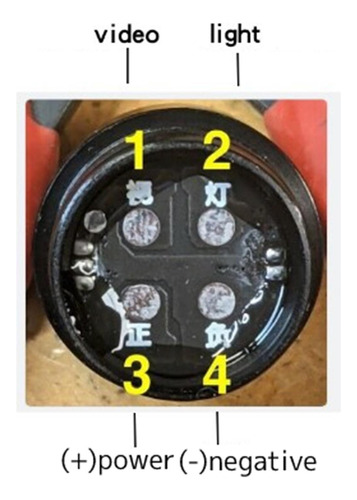 Sonda Portátil Impermeable Con Cámara Con Cable De 30 M