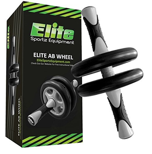 Elite Sportz Ab Roller Wheel Pro Con Ruedas Dobles Para Una 