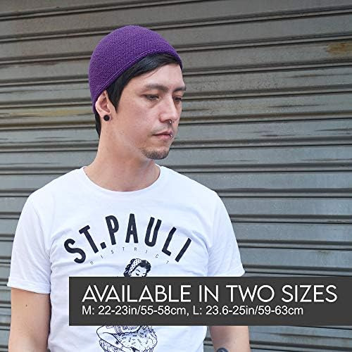 Charm Kufi Hat Mens Beanie - Hombres Algodón Skull Cap Hecho