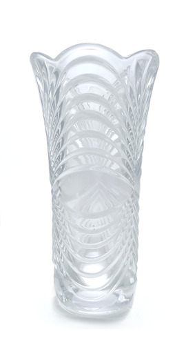 Florero De Cristal Glassware Grueso Centro De Mesa F-108